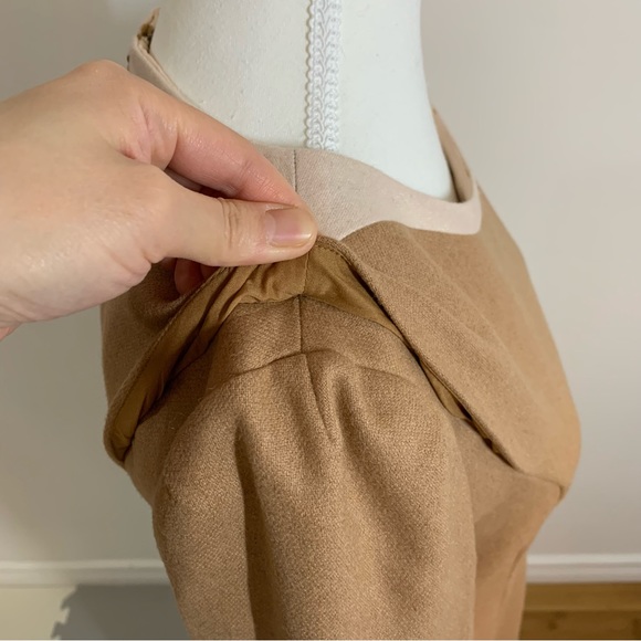 Long Sleeve Wool Spring Dress - Picture 4 of 10